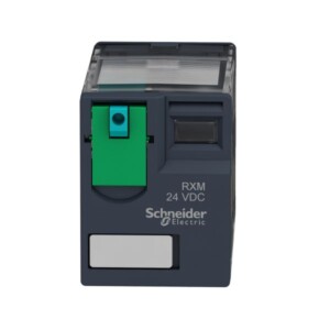 Relevador miniatura enchufable, 6A, 24V CC. RXM4AB1BD Schneider Electric  RXM4AB1BD