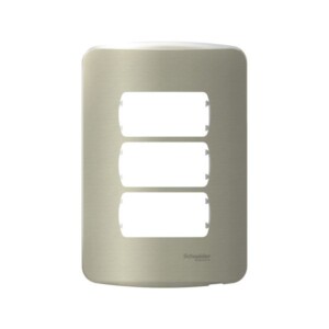 PLACA DE 3 MÓDULOS + SOPORTE, JAZZ BRONCE, S3C27230 SCHNEIDER ELECTRIC