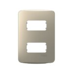 PLACA DE 2 MÓDULOS + SOPORTE, SALSA GOLD, S3D27220 SCHNEIDER ELECTRIC