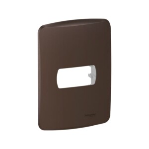 PLACA DE 1 MÓDULO + SOPORTE, SALSA BROWN, S3M27210 SCHNEIDER ELECTRIC