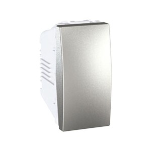 PLACA DUPLEX SIN SOPORTE, SALSA SILVER, S3P77140 SCHNEIDER ELECTRIC
