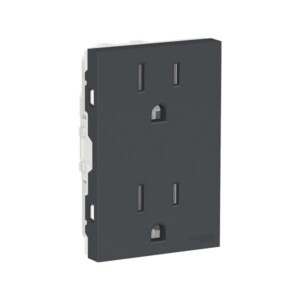 TOMA DE CORRIENTE DÚPLEX 2 POLOS + TIERRA, 15A, 127 V CA, S70322094 SCHNEIDER ELECTRIC
