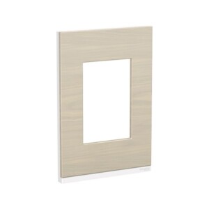 PLACA DE MADERA, 3 MÓDULOS, ORION NORDIC, S734103829 SCHNEIDER ELECTRIC