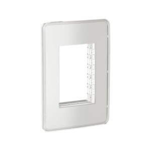 PLACA CON CHASIS DE 3 MÓDULOS, TRANSPARENTE, S739603005 SCHNEIDER ELECTRIC