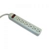 SUPRESOR DE PICOS 90J, 6 CONTACTOS, RESET SWITCH, CABLE DE 45 CM CALIBRE 16 AWG SBSS-90J6 | Rogelio Chavarria