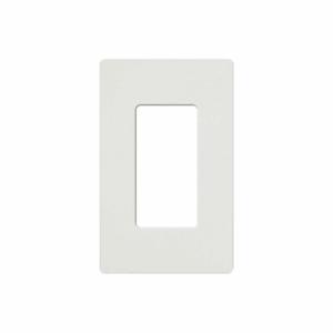 Placa de pared 1 espacio, para atenuador (dimmer), apagador ó control remoto inalámbrico LUTRON.: SC1SW