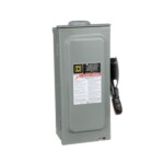INTERRUPTOR DE SEGURIDAD SIN PORTAFUSIBLE, 3 POLOS, 30 A, NEMA 3R, HU361RB SCHNEIDER ELECTRIC
