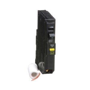 PASTILLA INTERRUPTOR TERMOMAGNÉTICO 1 POLO 15 A CON PROTECCIÓN FALLA DE TIERRA SCHNEIDER ELECTRIC QO115GFI