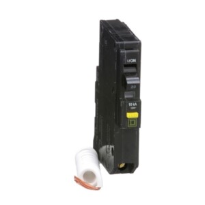 "INTERRUPTOR TERMOMAGNÉTICO QO 1 POLOS 20 A, 6mA GFI, 10 kA, PGTAIL,  ENCHUFABLE" QO120GFI