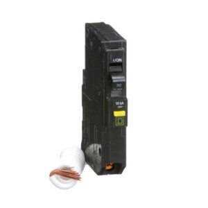 PASTILLA INTERRUPTOR TERMOMAGNÉTICO 1 POLO 30 A SCHNEIDER ELECTRIC QO130GFI