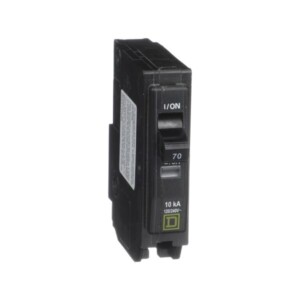 INTERRUPTOR TERMOMAGNETICO QO 1P. 70 A. ENCHUFABLE 10kA 120V - QO170