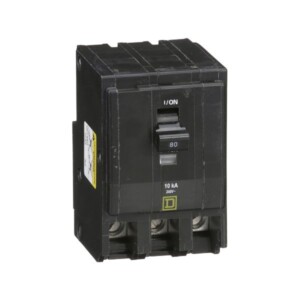 INTERRUPTOR TERMOMAG 3P 80A 240VCA ENCHUFABLE TE QO380