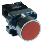 BOTÓN PUL METÁLICO ROJO 22.5 MM Ø SLMRN1