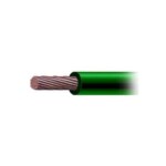 (SLLY18) Cable de Cobre Recubierto THW-LS Calibre 4 AWG 19 Hilos Color Verde (Venta por Metro): SLY-287-GRN