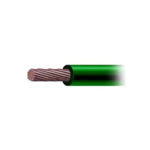 (SLLY18) Cable de Cobre Recubierto THW-LS Calibre 4 AWG 19 Hilos Color Verde (Venta por Metro): SLY-287-GRN
