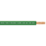 Cable Eléctrico de Cobre Recubierto THW-LS Calibre 4 AWG 19 Hilos Color Verde (100 metros): SLY-287-GRN/100