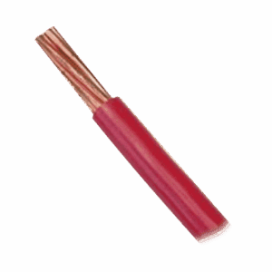 Cable Eléctrico 10 awg  color rojo,Conductor de cobre suave cableado. Aislamiento de PVC, auto extinguible. BOBINA 100 MTS: SLY-304-RED/100