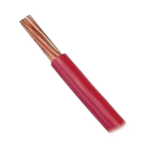 Bobina de 100 metros / Cable Eléctrico de Cobre / Recubierto THW-LS / Calibre 14 AWG / 19 Hilos / Color Rojo.: SLY-312-RED/100