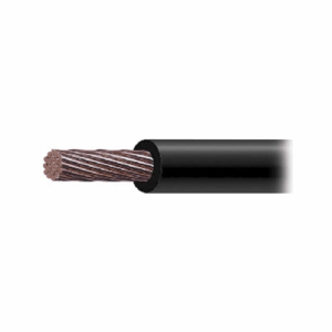 Cable de Cobre Recubierto THW-LS Calibre 2/0 AWG 19 Hilos Color Negro (Retazo de 5 metros): SLY346BLK*5MTS