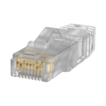 Plug RJ45 Cat6A, Para Cable UTP de Calibre 26 AWG, Chapado en Oro de 50 micras, Paquete de 100 piezas  SP6X88SD-C