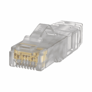 Plug RJ45 Cat6A, Para Cable UTP de Calibre 26 AWG, Chapado en Oro de 50 micras, Paquete de 100 piezas  SP6X88SD-C