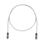 Patch Cord Cat6A, Blindado S/FTP, CM/LS0H, 3ft, Color Gris  STP6X3IG