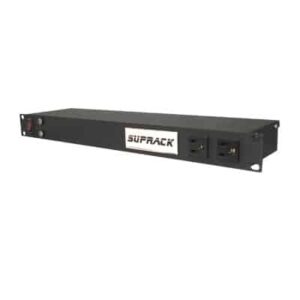 Tomacorriente (120 Vac) con Supresor de picos tipo A, Montaje en Rack 19" de 10 contactos. SUP-RACK