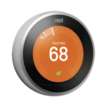 Nest - Termostato inteligente - Plateado, integrable a sistemas LUTRON, Caseta Wireless, RA2 Select, RadioRa2: T3007MX