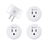 Kit de Enchufe Inteligente / Incluye 4 piezas / Wi-Fi / Control a través de la Aplicación / Conecte los Dispositivos del Hogar / Permite Personalizar Horarios / Compatible Con Asistente de Voz de Google y Alexa: T30/K4