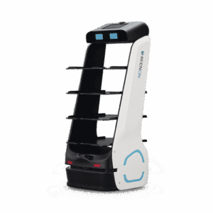 Robot Autonomo para Servicio de Meseros Ubicado por SLAM (Laser) / Mejora el Servicio al Cliente / Soporta 10 Kgs por Charola / Ideal para Restaurantes, Cafeterias, Hospitales, Salones de Eventos, Etc...  T5LS