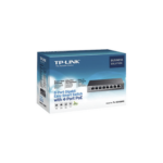 TL-SG108PE, Switch Inteligente PoE 802.3af, 8 x GigaEth, 56w