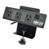 SUPRESOR DE SOBRETENSIONES PROTECT IT! TLP310USBC C/3 CONTACTOS C/ ABRAZADERA DE ESCRITORIO, CABLE DE 3.05 M [10 PIES], 510 JOULES, 2 USB DE CARGA, GABINETE EN NEGRO. | Humberto Chacon