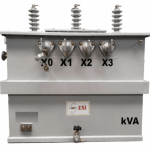 TRANSFORMADOR TRIFASICO TIPO SUBESTACION DE 300 KVA EN 23000-440 NORMA J :  D3-300-23000-440 NMX SUBESTACION
