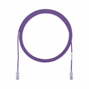 Cable de Parcheo TX6, UTP Cat6, Diámetro Reducido (28AWG), Color Violeta, 3ft   UTP28SP3VL