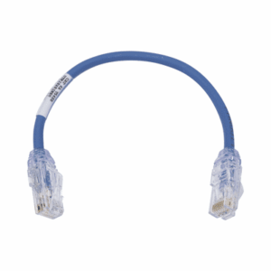 Cable de Parcheo UTP Cat6A, CM/LSZH, Diámetro Reducido (28AWG), Color Azul, 1ft  UTP28X1BU