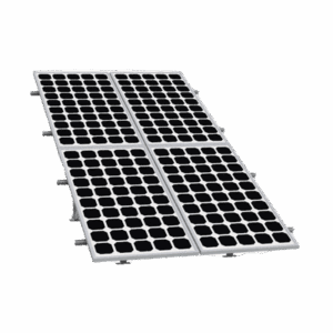 Montaje para Panel Solar 2X2, Riel 5 de 2700mm para Módulos con Espesor de 30-35mm, Vel. de Viento Máx. 136km/h   VEKTOR5R2X2