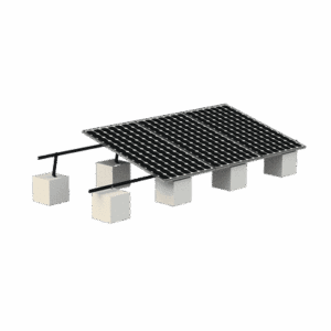 Montaje para Panel Solar, Riel "8" de 5400mm para Módulos con Espesor de 30-35mm, Velocidad de Viento Máx. 136km/h (20° a 45°) Con Anodizado Negro   VEKTOR8BLK
