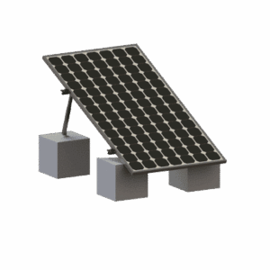 Montaje para Panel Solar, Riel "8" de 1400mm para Módulos con Espesor de 35mm, Velocidad de Viento Máx. 136km/h (20° a 45°)   VEKTOR8R1M