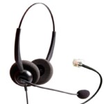 VT1000-OmniRJ9-D-03, Diadema binaural, Conector RJ9, Compatibles con Grandstream, Yealink y snom