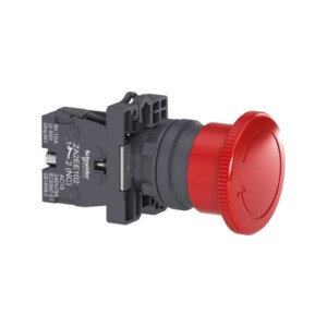 BOTONERA DE EMERGENCIA 22MM, DESBLOQUEO AL GIRAR XA2ES542 SCHNEIDER ELECTRIC