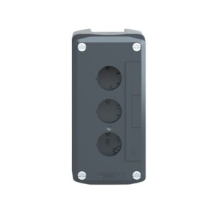 CAJA VACÍA XALD, 3 ORIFICIOS, TAPA GRIS. XALD03 SCHNEIDER ELECTRIC