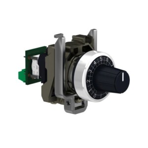 POTENCIÓMETRO 10KΩ COMPLETO, METAL, Ø22. XB4BD912R10K SCHNEIDER ELECTRIC