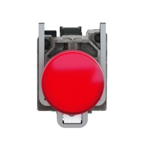 Piloto luminoso LED XB4, rojo, 22,5mm, 24vca/cc. XB4BVB4 Schneider Electric  XB4BVB4