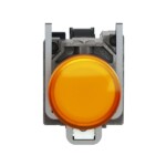 Piloto luminoso LED XB4, naranja, 22mm, 24V. XB4BVB5 Schneider Electric  XB4BVB5