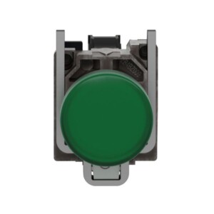 Piloto luminoso LED XB4, verde, 22mm, 120vca. XB4BVG3 Schneider Electric  XB4BVG3