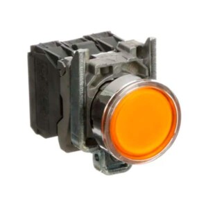 PULSADOR LUMINOSO LED, 24V NA+NC, AMARILLO. XB4BW35B5 SCHNEIDER ELECTRIC