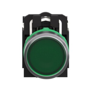 PULSADOR LUMINOSO LED 24V NA+NC, VERDE. XB5AW33B5 SCHNEIDER ELECTRIC
