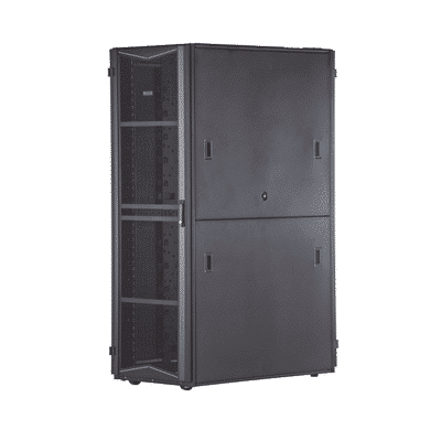 Gabinete FlexFusion para Centros de Datos, 42 UR, 600 mm de Ancho, 1070 mm de Profundidad, Fabricado en Acero, Color Negro  XG64212BS0001