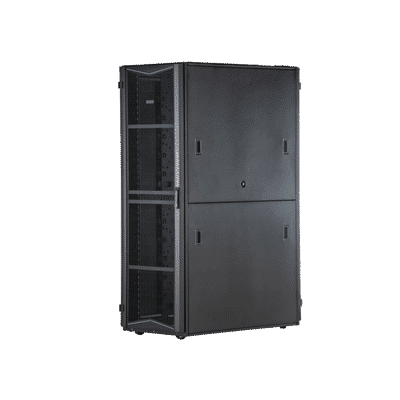 Gabinete FlexFusion para Centros de Datos, 42 UR, 800 mm de Ancho, 1200 mm de Profundidad, Fabricado en Acero, Color Negro  XG84222BS0001