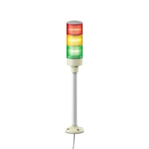 TORRE LUMINOSA LED, ROJO, VERDE, √°MBAR, 3 COLORES, LED INTEGRADO, CON ZUMBADOR, PLACA DE FIJACI√≥N DEL TUBO DE ALUMINIO, 24 V. XVGB3SH SCHNEIDER ELECTRIC